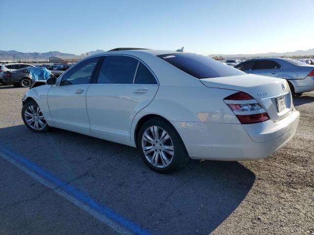 WDDNG71XX9A249442 - 2009 MERCEDES-BENZ S 550 WHITE photo 2