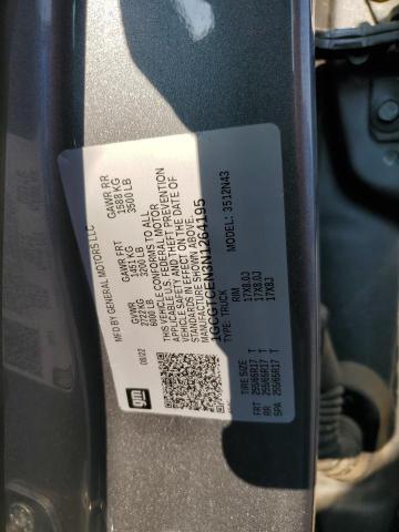 1GCGTCEN3N1264195 - 2022 CHEVROLET COLORADO LT GRAY photo 12