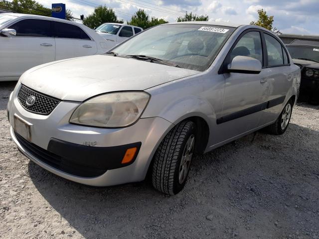 KNADE123076190094 - 2007 KIA RIO BASE SILVER photo 1