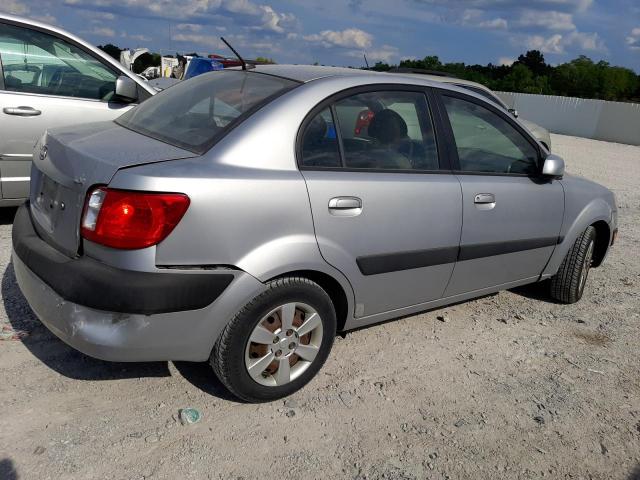 KNADE123076190094 - 2007 KIA RIO BASE SILVER photo 3