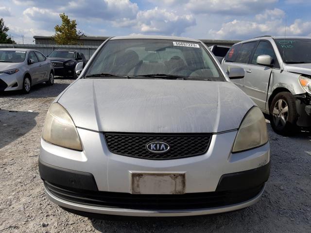 KNADE123076190094 - 2007 KIA RIO BASE SILVER photo 5