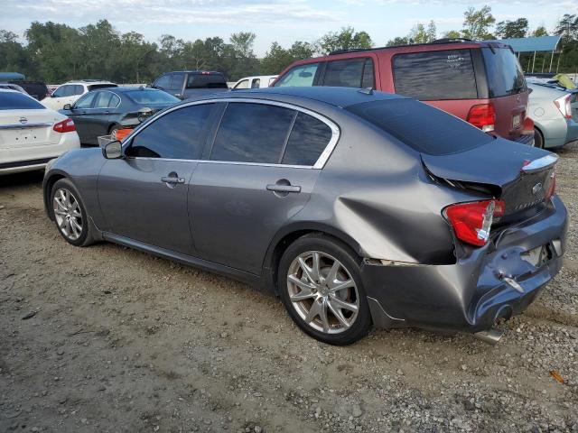 JN1CV6AP9DM716474 - 2013 INFINITI G37 BASE GRAY photo 2