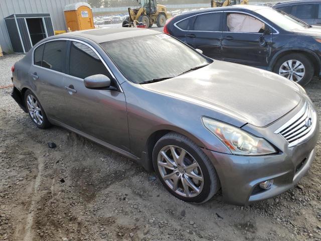 JN1CV6AP9DM716474 - 2013 INFINITI G37 BASE GRAY photo 4