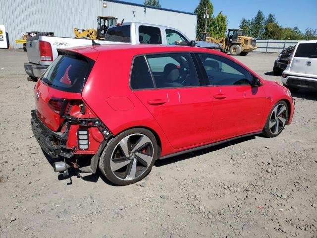 3VW447AU1JM275940 - 2018 VOLKSWAGEN GTI S/SE RED photo 3