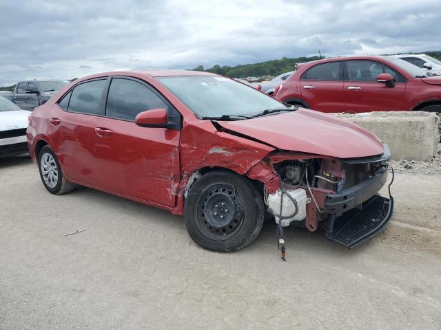5YFBURHEXJP777505 - 2018 TOYOTA COROLLA L RED photo 4