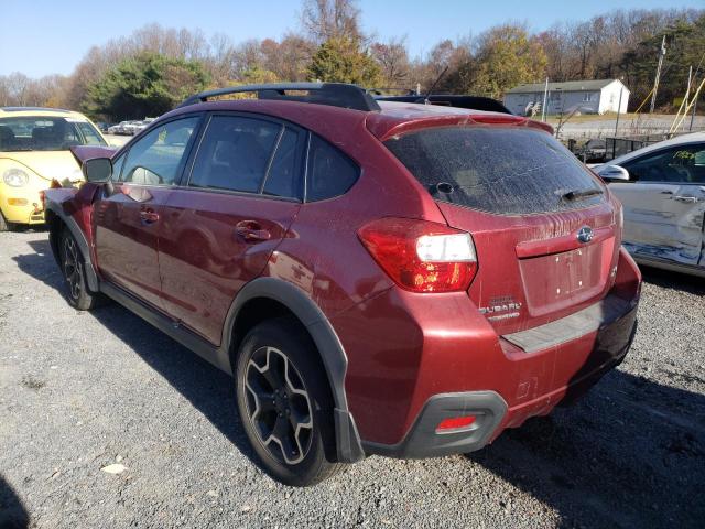 JF2GPAVC5E8236009 - 2014 SUBARU XV CROSSTR 2.0 PREMIUM MAROON photo 3