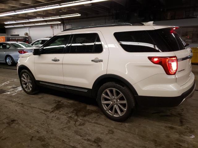 1FM5K8F87HGB88588 - 2017 FORD EXPLORER LIMITED WHITE photo 2