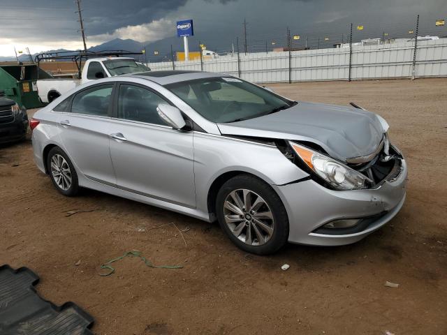 5NPEC4AB6EH877817 - 2014 HYUNDAI SONATA SE ვერცხლისფერი ფოტო 4