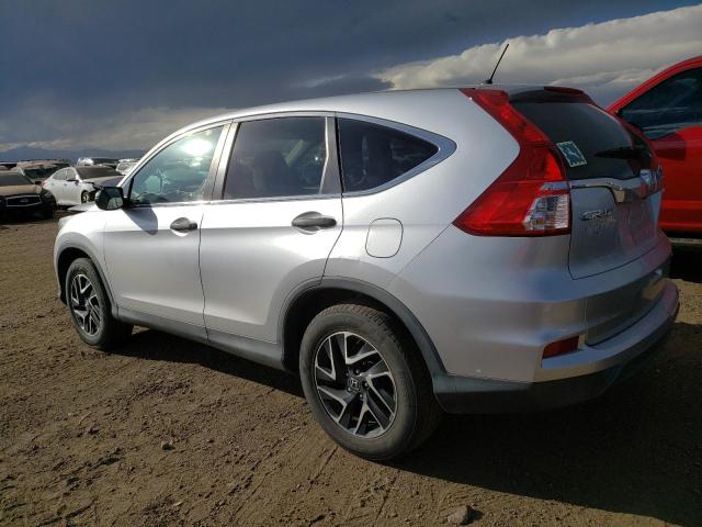 2HKRM4H40GH689853 - 2016 HONDA CR-V SE SILVER photo 2