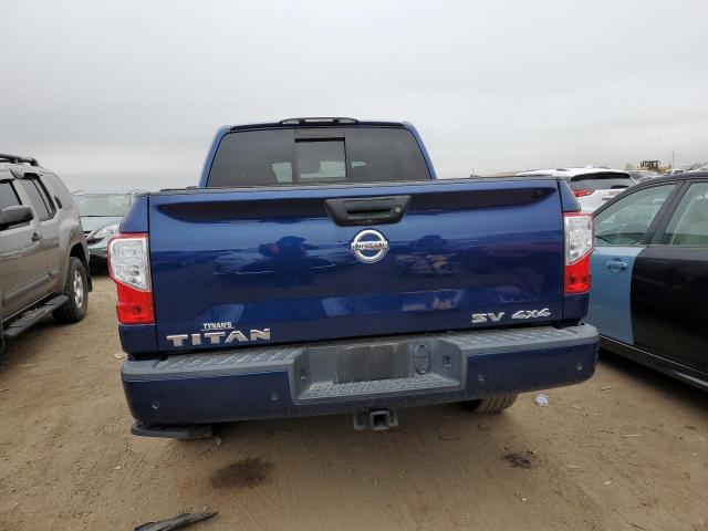 1N6AA1ED7LN503290 - 2020 NISSAN TITAN SV BLUE photo 6