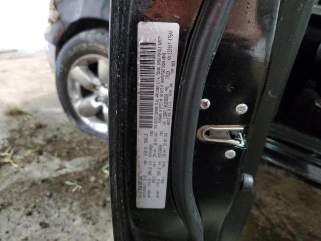 1C6RR7LT9KS598339 - 2019 RAM 1500 CLASS SLT შავი ფოტო 10