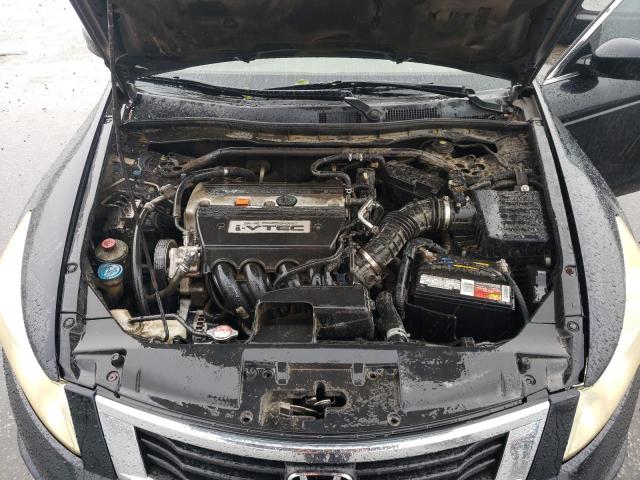 1HGCP26708A049781 - 2008 HONDA ACCORD EX BLACK photo 11