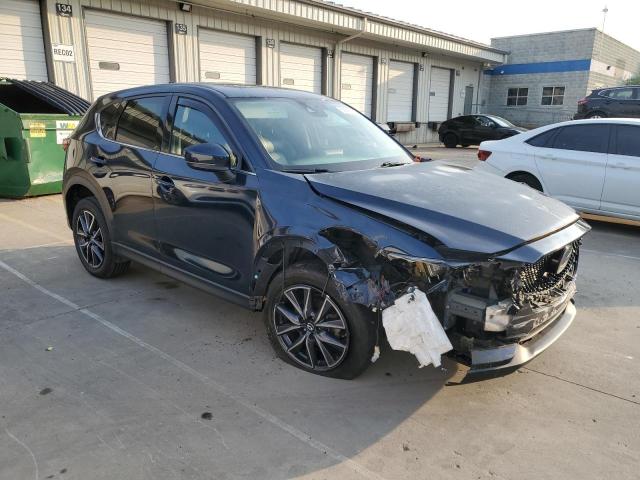 JM3KFADMXJ1324571 - 2018 MAZDA CX-5 GRAND TOURING BLUE photo 4