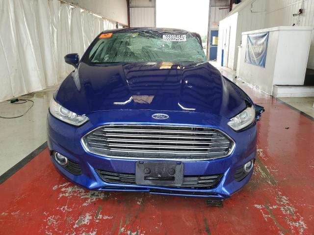 3FA6P0G77GR139244 - 2016 FORD FUSION S BLUE photo 5