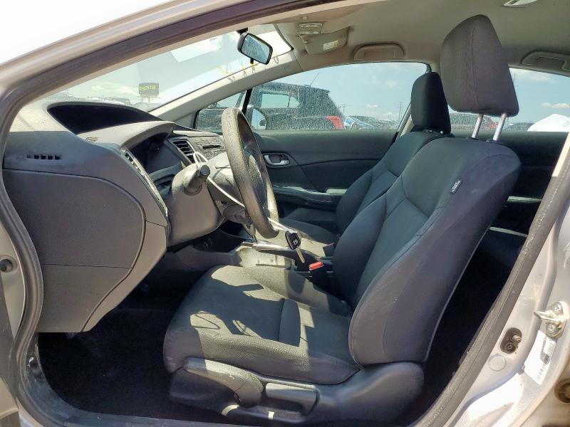 2HGFB2F55FH527086 - 2015 HONDA CIVIC LX ვერცხლისფერი ფოტო 7