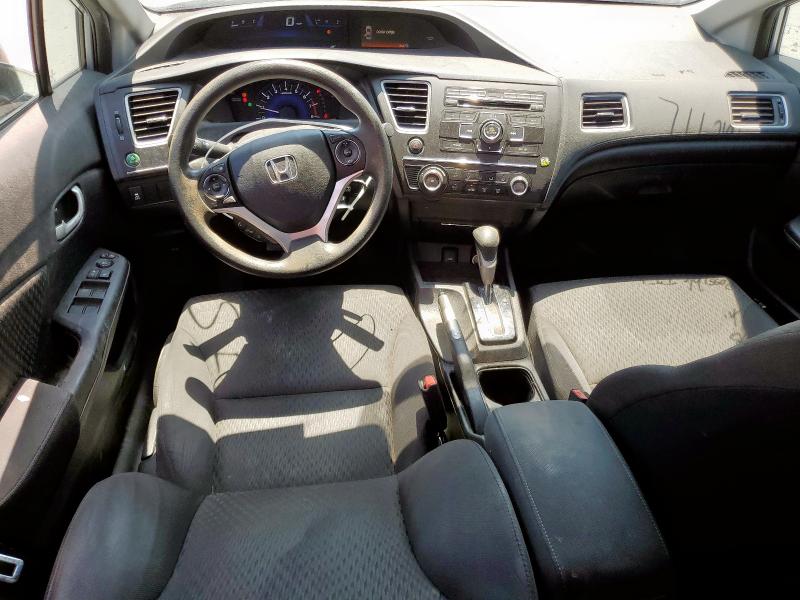 2HGFB2F55FH527086 - 2015 HONDA CIVIC LX ვერცხლისფერი ფოტო 8