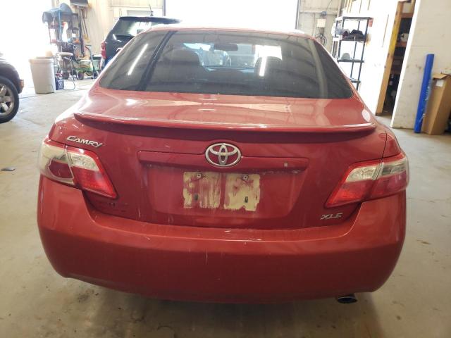 4T4BE46K69R107135 - 2009 TOYOTA CAMRY BASE RED photo 6