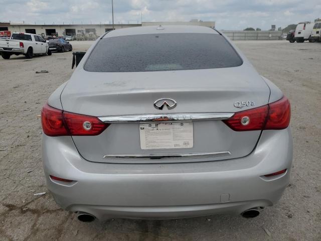 JN1BV7AP6FM344242 - 2015 INFINITI Q50 BASE SILVER photo 6