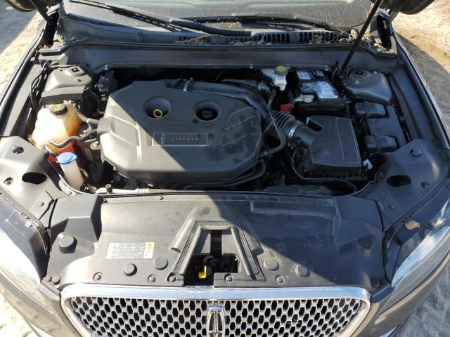 3LN6L5F91JR625220 - 2018 LINCOLN MKZ RESERVE გრაფიტი ფოტო 11