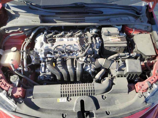 JTDVPMAE6MJ144445 - 2021 TOYOTA COROLLA LE წითელი ფოტო 11