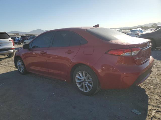 JTDVPMAE6MJ144445 - 2021 TOYOTA COROLLA LE წითელი ფოტო 2