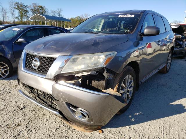 5N1AR2MN9FC614429 - 2015 NISSAN PATHFINDER S 灰色 照片 2