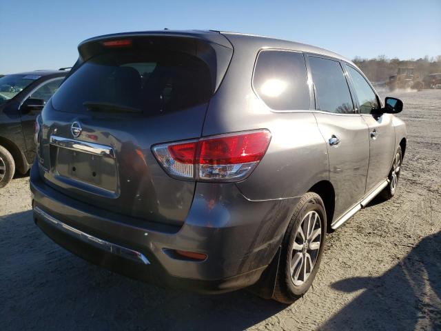 5N1AR2MN9FC614429 - 2015 NISSAN PATHFINDER S 灰色 照片 4