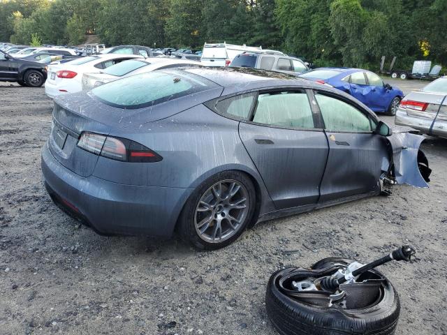 5YJSA1E51PF505704 - 2023 TESLA MODEL S رمادي صورة 3