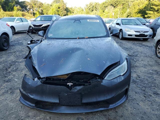 5YJSA1E51PF505704 - 2023 TESLA MODEL S رمادي صورة 5