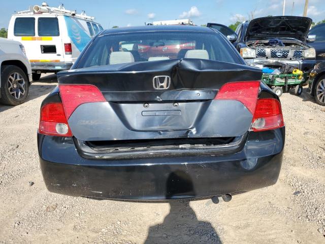1HGFA16877L019245 - 2007 HONDA CIVIC EX BLACK photo 6