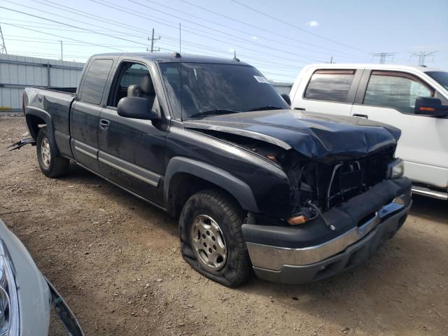 2GCEK19T141103828 - 2004 CHEVROLET SILVERADO K1500 BLACK photo 4