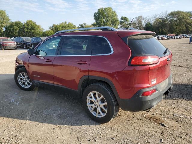 1C4PJMCS9FW667803 - 2015 JEEP CHEROKEE LATITUDE RED photo 2