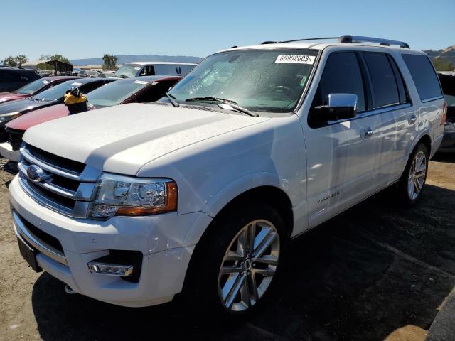 1FMJU1MT4FEF20910 - 2015 FORD EXPEDITION PLATINUM WHITE photo 1