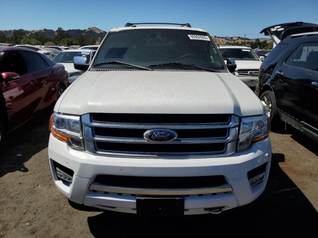 1FMJU1MT4FEF20910 - 2015 FORD EXPEDITION PLATINUM WHITE photo 5