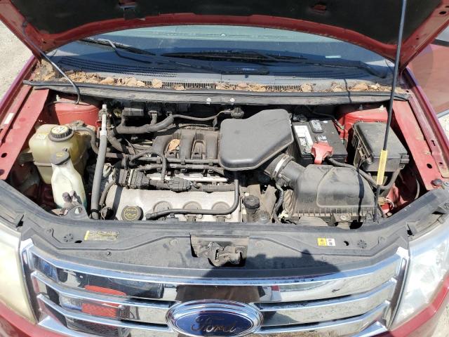 2FMDK36C48BA06467 - 2008 FORD EDGE SE RED photo 12