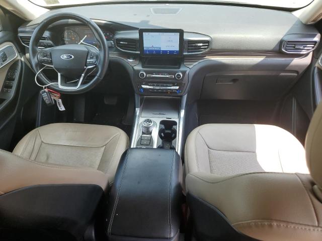 1FMSK8FH3LGC04605 - 2020 FORD EXPLORER LIMITED WHITE photo 8