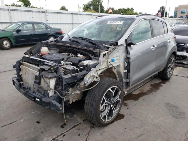 KNDPRCA6XM7883451 - 2021 KIA SPORTAGE SX GRAY photo 1