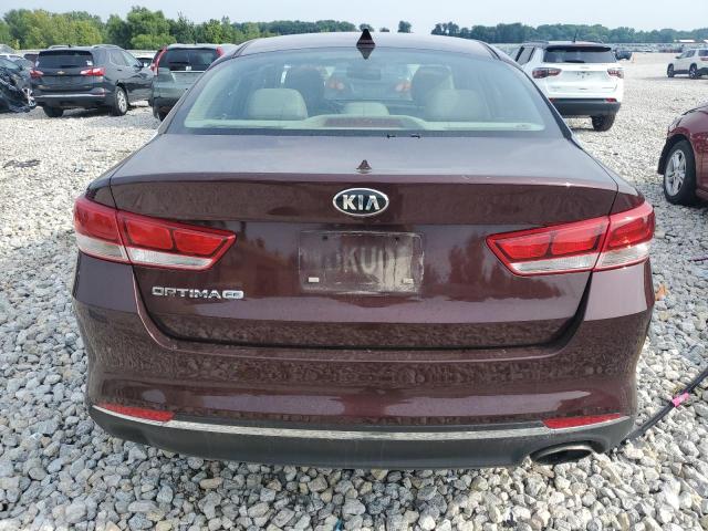 5XXGT4L31JG238748 - 2018 KIA OPTIMA LX ბურგუნდია ფოტო 6