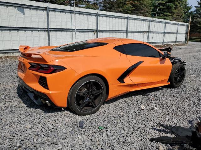 1G1YA2D43N5121701 - 2022 CHEVROLET CORVETTE STINGRAY 1LT ORANGE photo 3