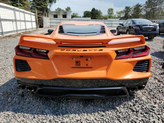 1G1YA2D43N5121701 - 2022 CHEVROLET CORVETTE STINGRAY 1LT ORANGE photo 6