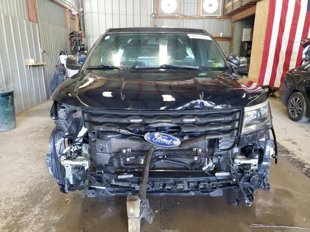 1FM5K8AR2JGC76244 - 2018 FORD EXPLORER POLICE INTERCEPTOR BLACK photo 5