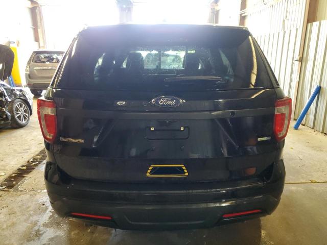 1FM5K8AR2JGC76244 - 2018 FORD EXPLORER POLICE INTERCEPTOR BLACK photo 6