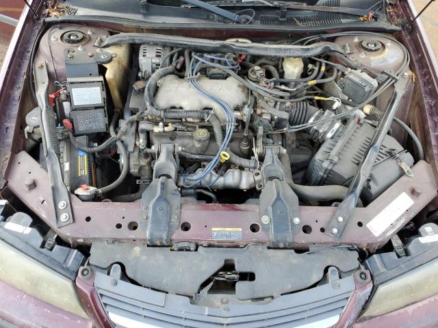 2G1WF52E539259598 - 2003 CHEVROLET IMPALA MAROON photo 7