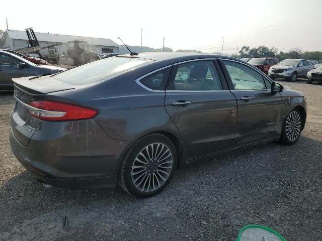 3FA6P0RU4JR247783 - 2018 FORD FUSION TITANIUM/PLATINUM HEV GRAY photo 3