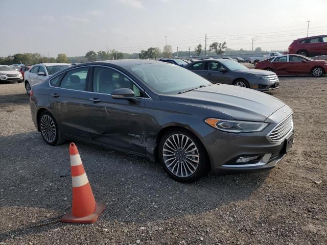 3FA6P0RU4JR247783 - 2018 FORD FUSION TITANIUM/PLATINUM HEV GRAY photo 4