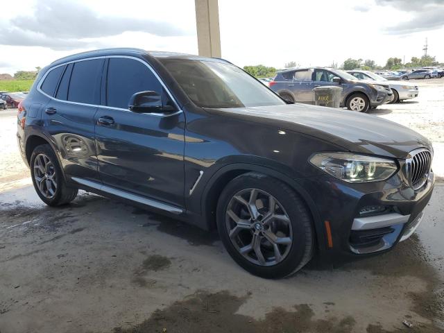 5UXTY3C05M9H33151 - 2021 BMW X3 SDRIVE30I GRAY photo 4