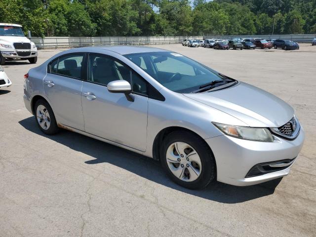 19XFB2F54EE211462 - 2014 HONDA CIVIC LX SILVER photo 4