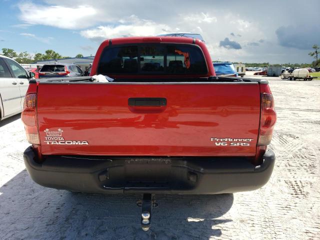 3TMJU62N78M064386 - 2008 TOYOTA TACOMA DOUBLE CAB PRERUNNER RED photo 6