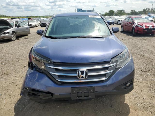 2HKRM4H7XDH691986 - 2013 HONDA CR-V EXL BLUE photo 5