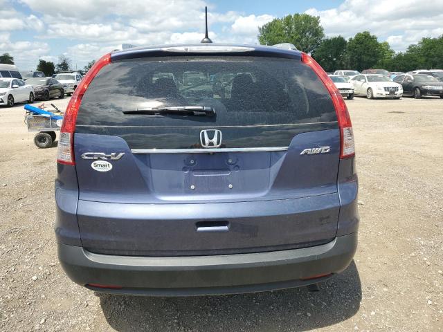 2HKRM4H7XDH691986 - 2013 HONDA CR-V EXL BLUE photo 6